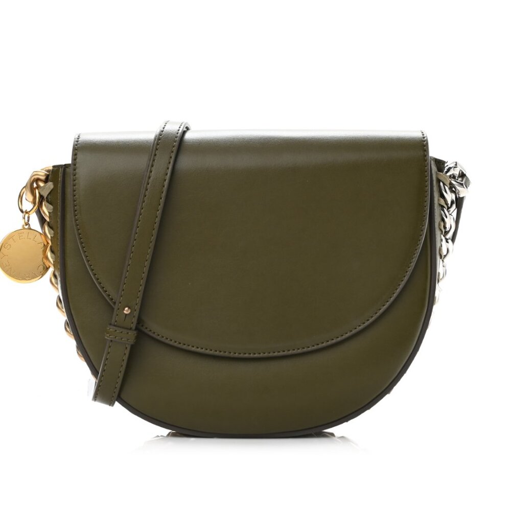 Stella McCartney Eco Alter Nappa Medium Frayme Khaki Bag
